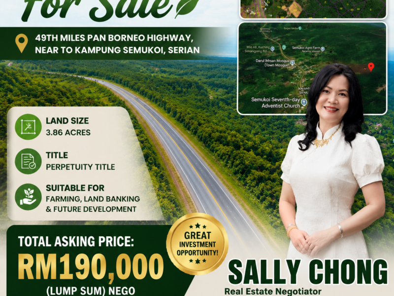Native Agricultural land at 49th Miles, Pan Borneo Highway, Serian