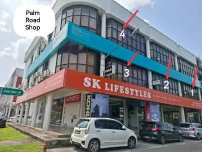 Prime 1st Floor office shoplot for Rent at Jln Tun Ahmad Zaidi Adruce/Palm road